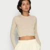 Weekday SIERRA CROP LONG SLEEVE - T-shirt à manches longues Women -France Weekday Soldes Boutique 02347f42d6894ccd813883bcd0da8f6a