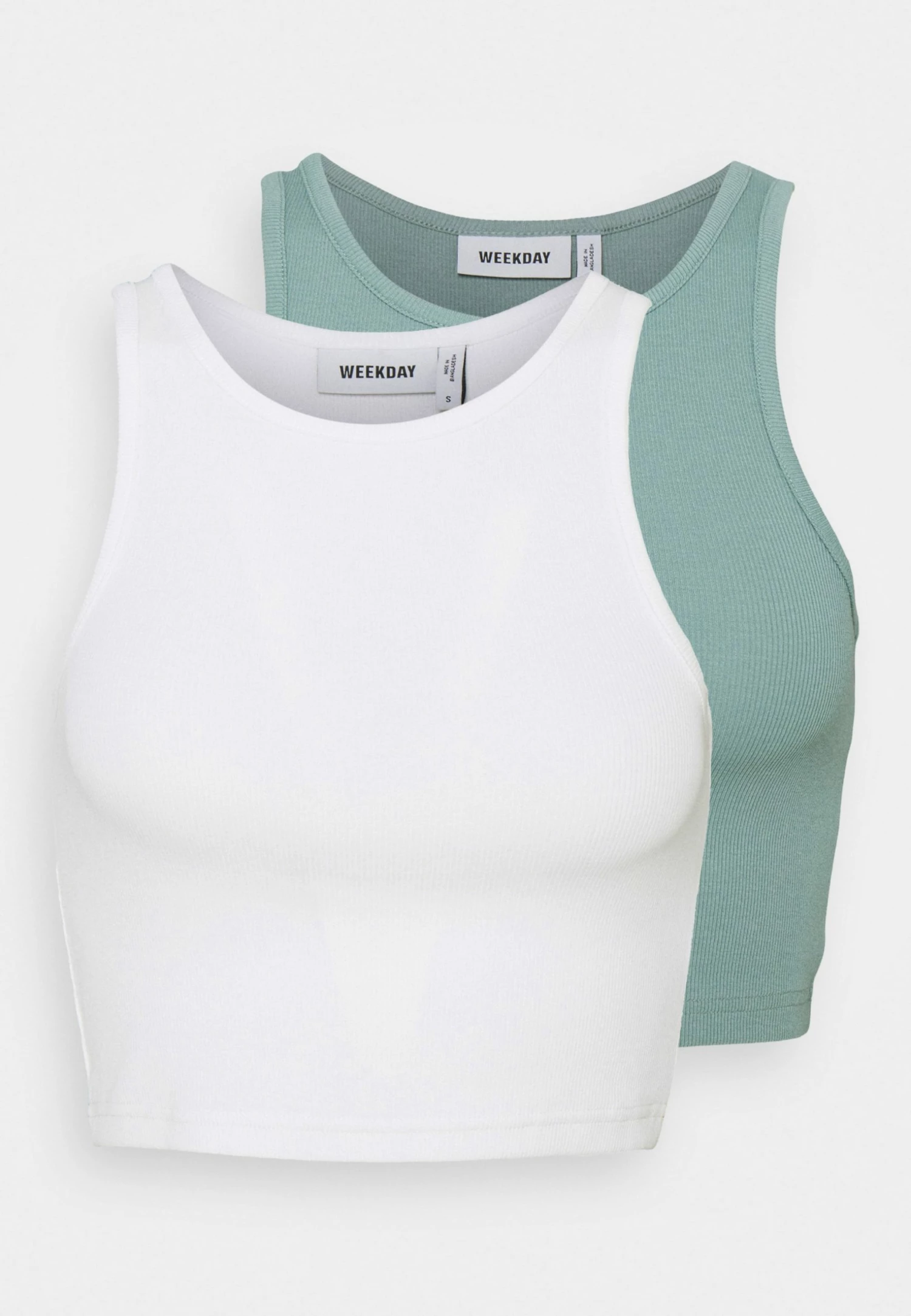 Weekday STELLA CROP 2 PACK - Débardeur Women 14 Weekday STELLA CROP 2 PACK - Débardeur Women – Image 12