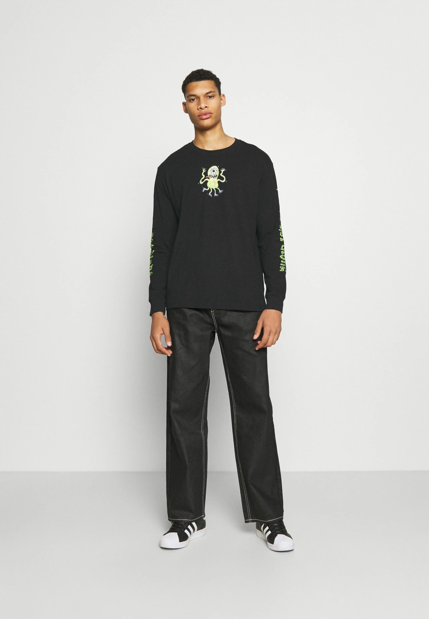 Weekday HACK PRINTED LONGSLEEVE UNISEX - T-shirt imprimé All 4 Weekday HACK PRINTED LONGSLEEVE UNISEX - T-shirt imprimé All – Image 2