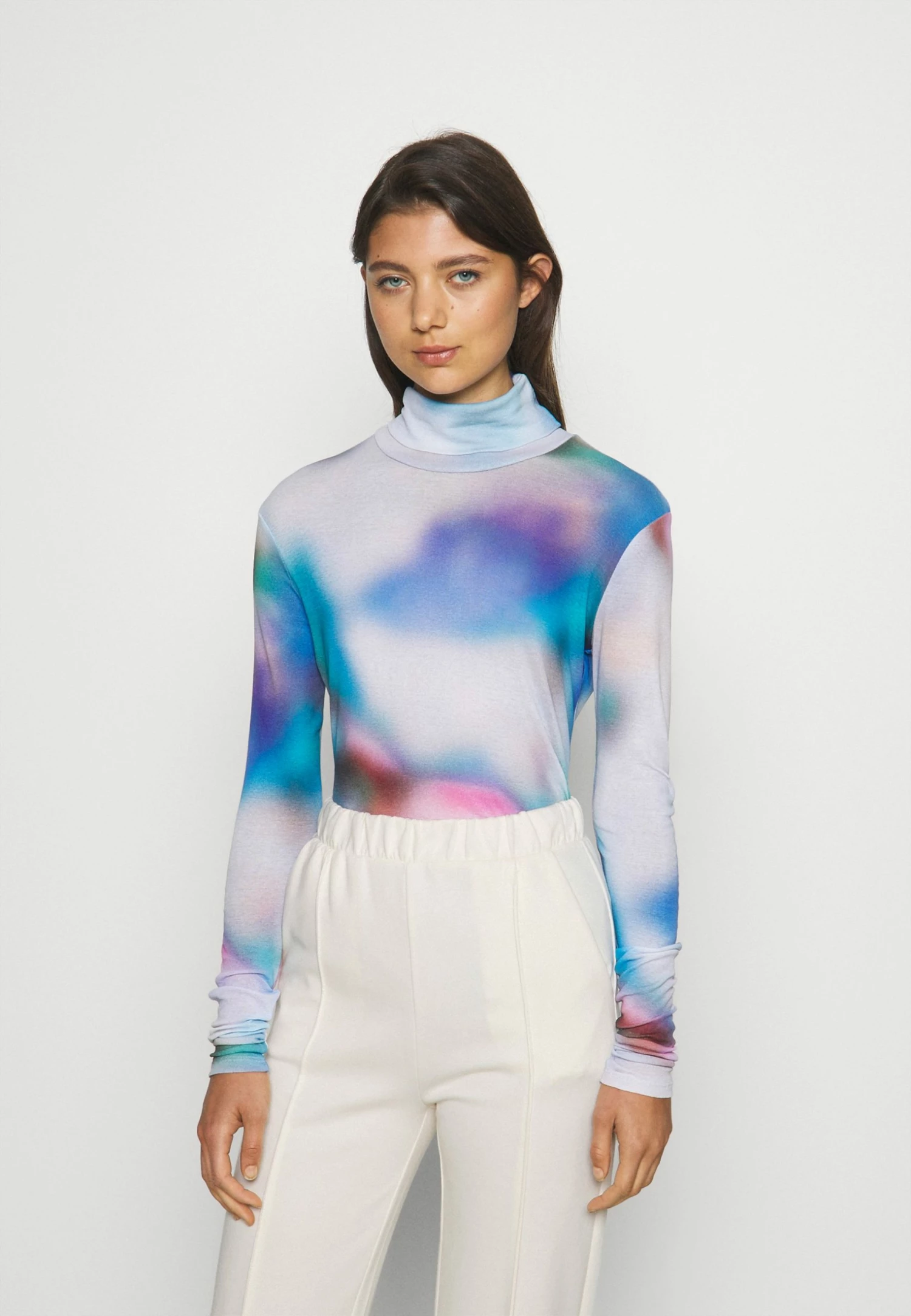 Weekday CHIE PRINTED TURTLENECK - T-shirt à manches longues Women 3 Weekday CHIE PRINTED TURTLENECK - T-shirt à manches longues Women