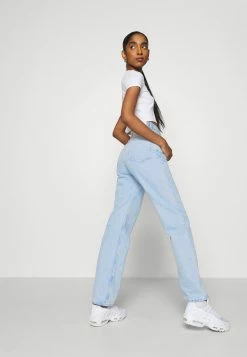 Weekday TWIN TROUSERS - Jean droit Women -France Weekday Soldes Boutique 3494881aad944a638f09a09ca49610c4