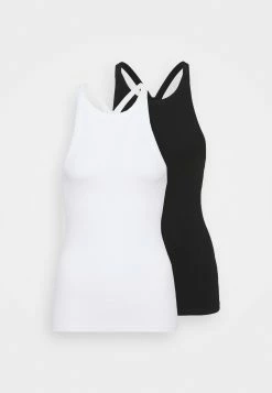 Weekday TOGETHER HALTER TANK 2 PACK - Débardeur Women -France Weekday Soldes Boutique 3a2eee09c1114ee2b438f5e30247a253