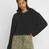 Weekday ZINA CROPPED HOODIE - Sweatshirt Women -France Weekday Soldes Boutique 47a3b6afba2c4b23861f3d6f1db4be17