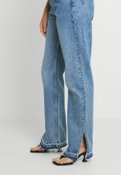 Weekday ROWE SPLIT - Jean droit Women -France Weekday Soldes Boutique 514a6448996b41d48f6bd97fe65df5f5