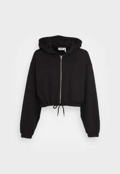Weekday MIRIAM ZIP HOODIE - Sweat à capuche zippé Women -France Weekday Soldes Boutique 55c954238fd049a0b5804a083892bdac 2