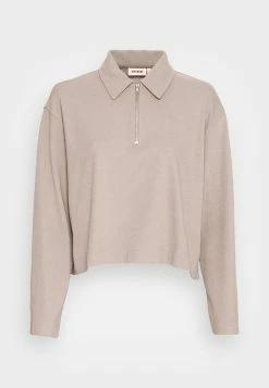 Weekday DENALI ZIP LONG SLEEVE - Sweatshirt Women -France Weekday Soldes Boutique 59dab8d0868248b2b09b97acc3f85d09