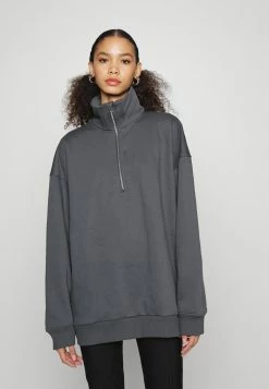 Weekday LUCID HALF ZIP - Sweatshirt Women