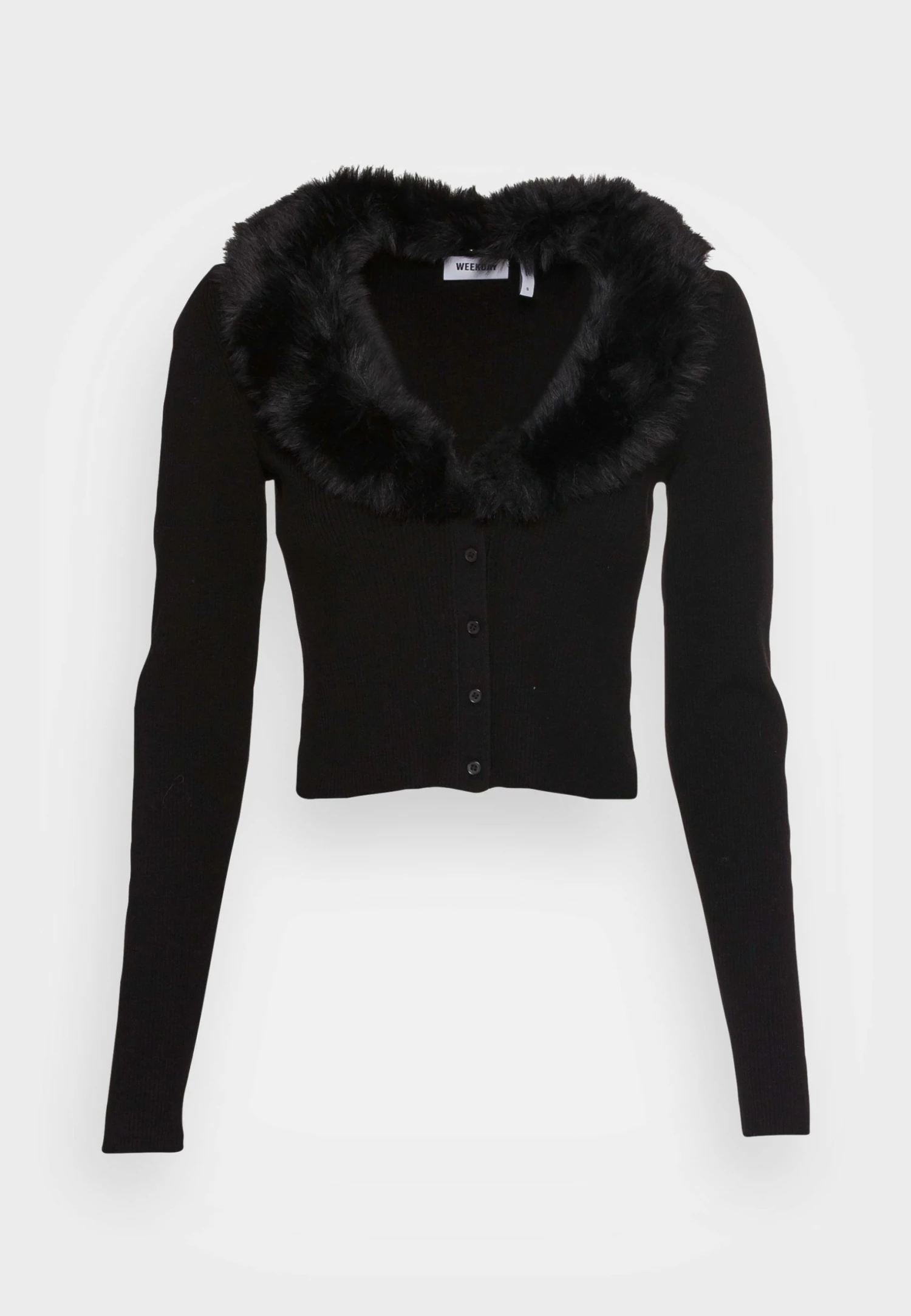 Weekday FURRY CARDIGAN - Gilet Women 8 Weekday FURRY CARDIGAN - Gilet Women – Image 6