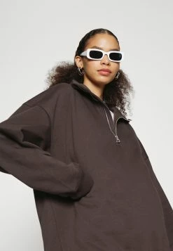 Weekday LUCID HALF ZIP - Sweatshirt Women -France Weekday Soldes Boutique 70ac5425df534afd94798b4c0b6d8232