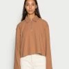 Weekday DENALI ZIP LONG SLEEVE - Sweatshirt Women -France Weekday Soldes Boutique 739143cb2b884806bb1beef59447bc7e