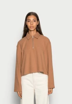 Weekday DENALI ZIP LONG SLEEVE - Sweatshirt Women