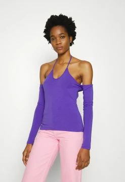 Weekday HALTER CUT OUT LONG SLEEVE - T-shirt à manches longues Women