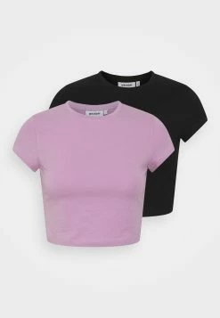 Weekday SABRA 2 PACK - T-shirt basique Women -France Weekday Soldes Boutique 87cc2ea3d9bb4612b4cc21effde73c83