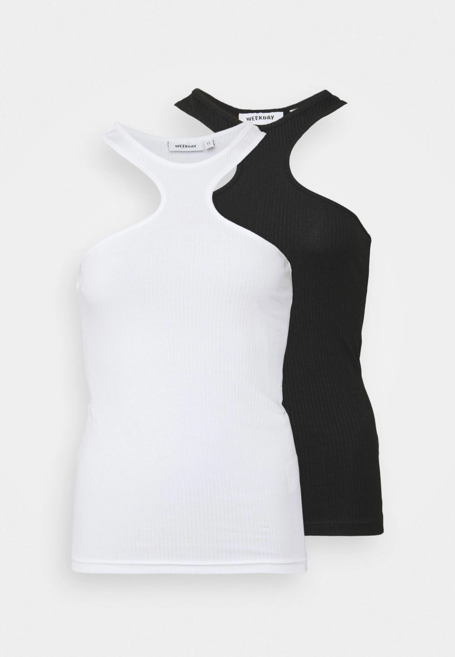 Weekday SUPER RACERFRONT 2 PACK - Débardeur Women 8 Weekday SUPER RACERFRONT 2 PACK - Débardeur Women – Image 6