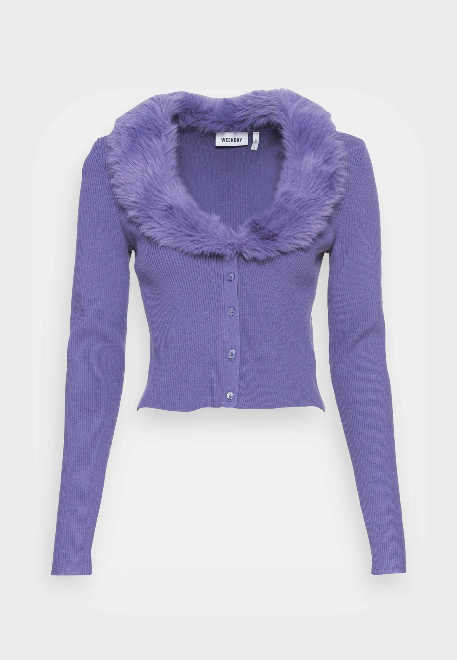 Weekday FURRY CARDIGAN - Gilet Women 10 Weekday FURRY CARDIGAN - Gilet Women – Image 8