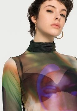 Weekday IMMERSE PRINTED TURTLENECK - T-shirt à manches longues Women -France Weekday Soldes Boutique 94f8697060de46ffb123a63dbe2a62ac