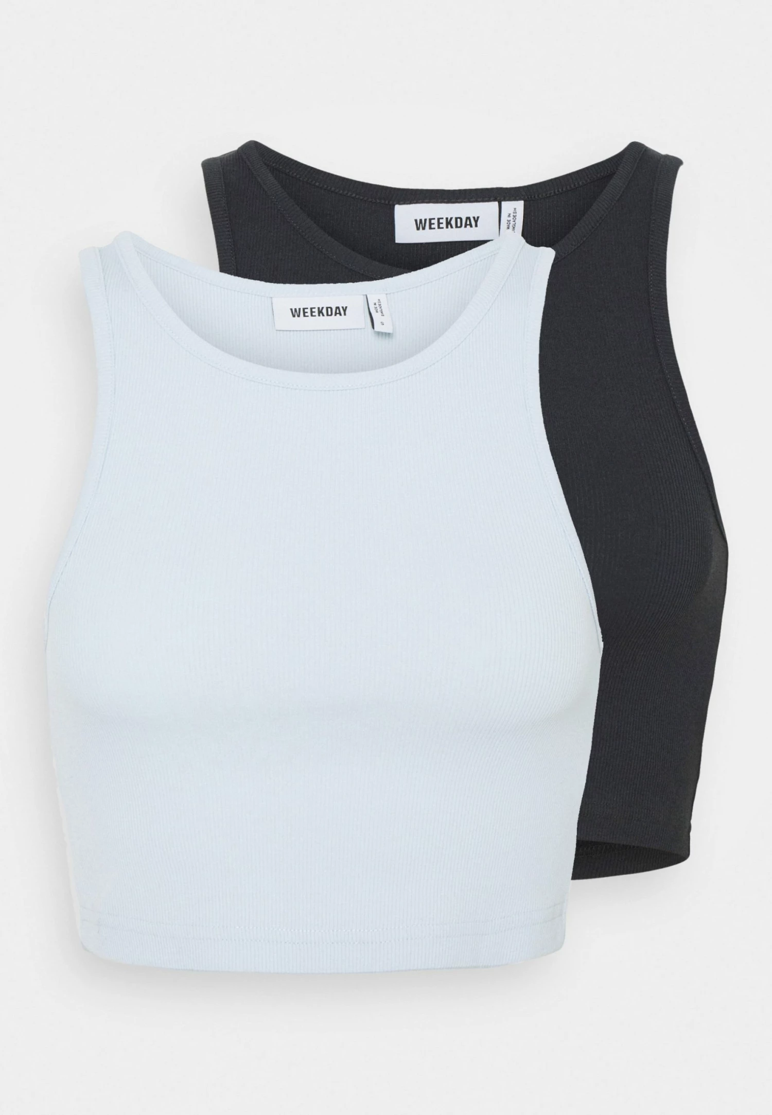 Weekday STELLA CROP 2 PACK - Débardeur Women 13 Weekday STELLA CROP 2 PACK - Débardeur Women – Image 11