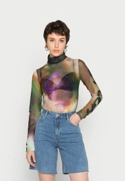 Weekday IMMERSE PRINTED TURTLENECK - T-shirt Ă manches longues Women