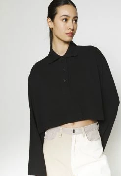Weekday KALANI CROPPED LONG SLEEVE - Polo Women -France Weekday Soldes Boutique ad24234eff41464281af5e3cfd66ca7c