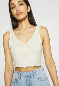 Weekday VIOLA CROP TANK - Débardeur Women -France Weekday Soldes Boutique be3149dab8fc4f5782c3a1133d4c10b8