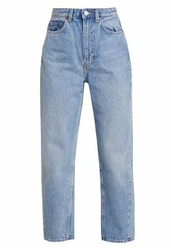 Weekday MEG HIGH MOM WASHED BACK - Jean droit Women -France Weekday Soldes Boutique ca74c26158304a59b7dcca7d69d5ffbb