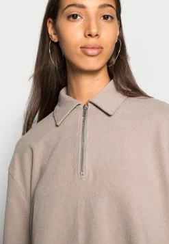 Weekday DENALI ZIP LONG SLEEVE - Sweatshirt Women -France Weekday Soldes Boutique d7526c6c4df54ac28f40b89d62bee8f5