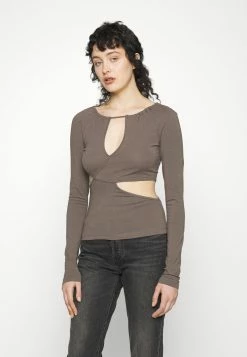 Weekday PLENTY CUT OUT LONG SLEEVE - T-shirt à manches longues Women