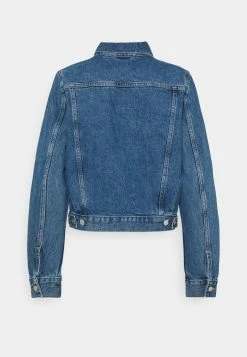 Weekday SHRUNKEN JACKET SEA - Veste en jean Women -France Weekday Soldes Boutique e9185390cd8a4ec7914a4a4c784ec374